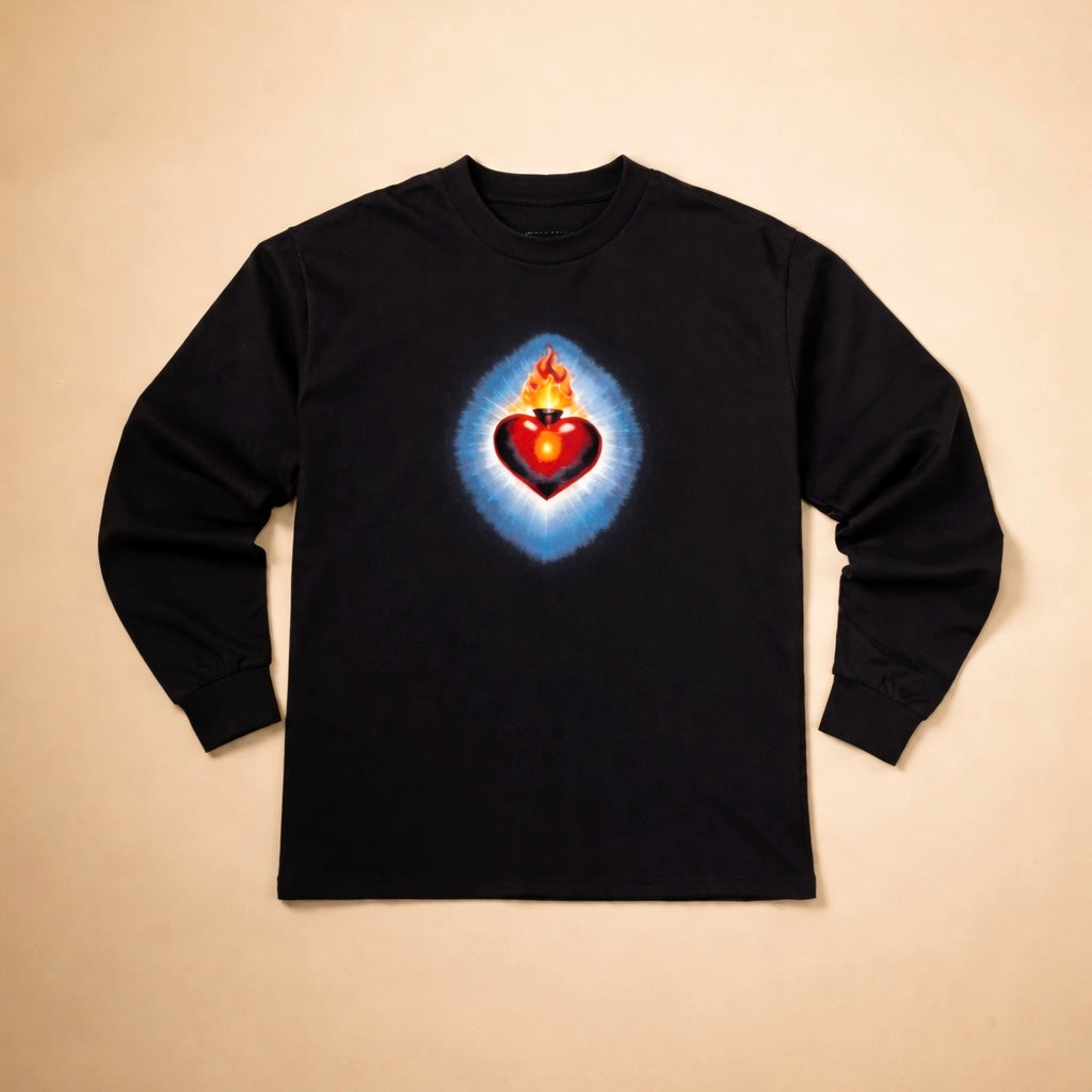 Sacred Heart Heavy Longsleeve Tee