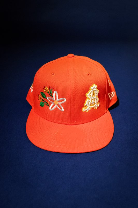 (Orange) We Grew Anyway Fitted Cap
