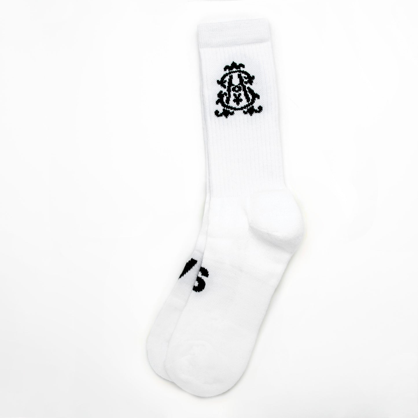 SA Monogram Socks (White)