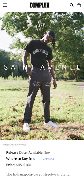 Saint Avenue: Complex Magazine Best Style Complex Magazine 9/20/20