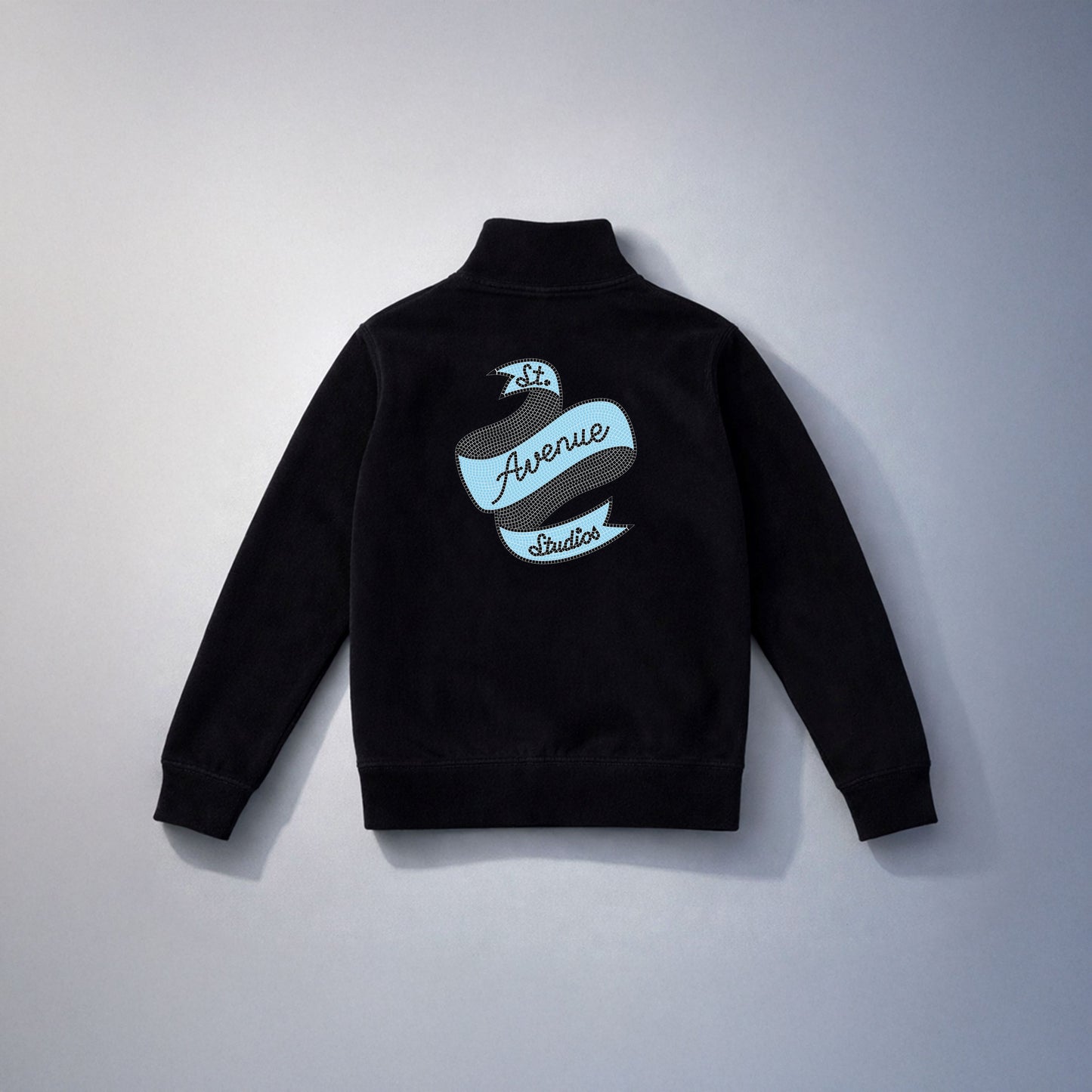 Mosaic Quarter Zip (Black)