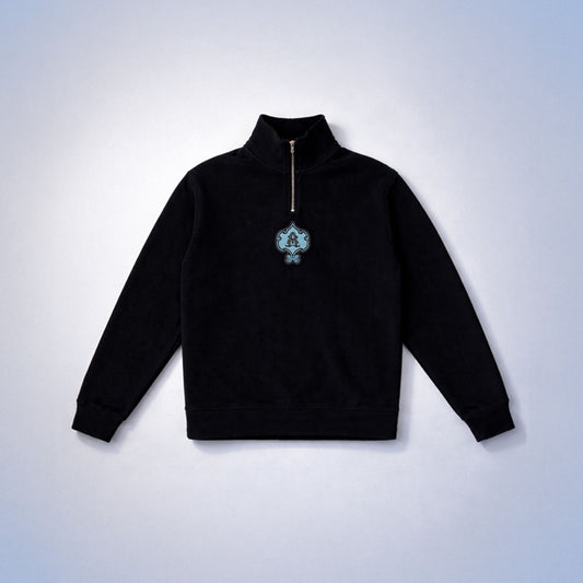 Mosaic Quarter Zip (Black)