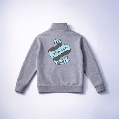 Mosaic Quarter Zip (Grey)
