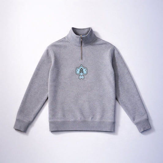 Mosaic Quarter Zip (Grey)