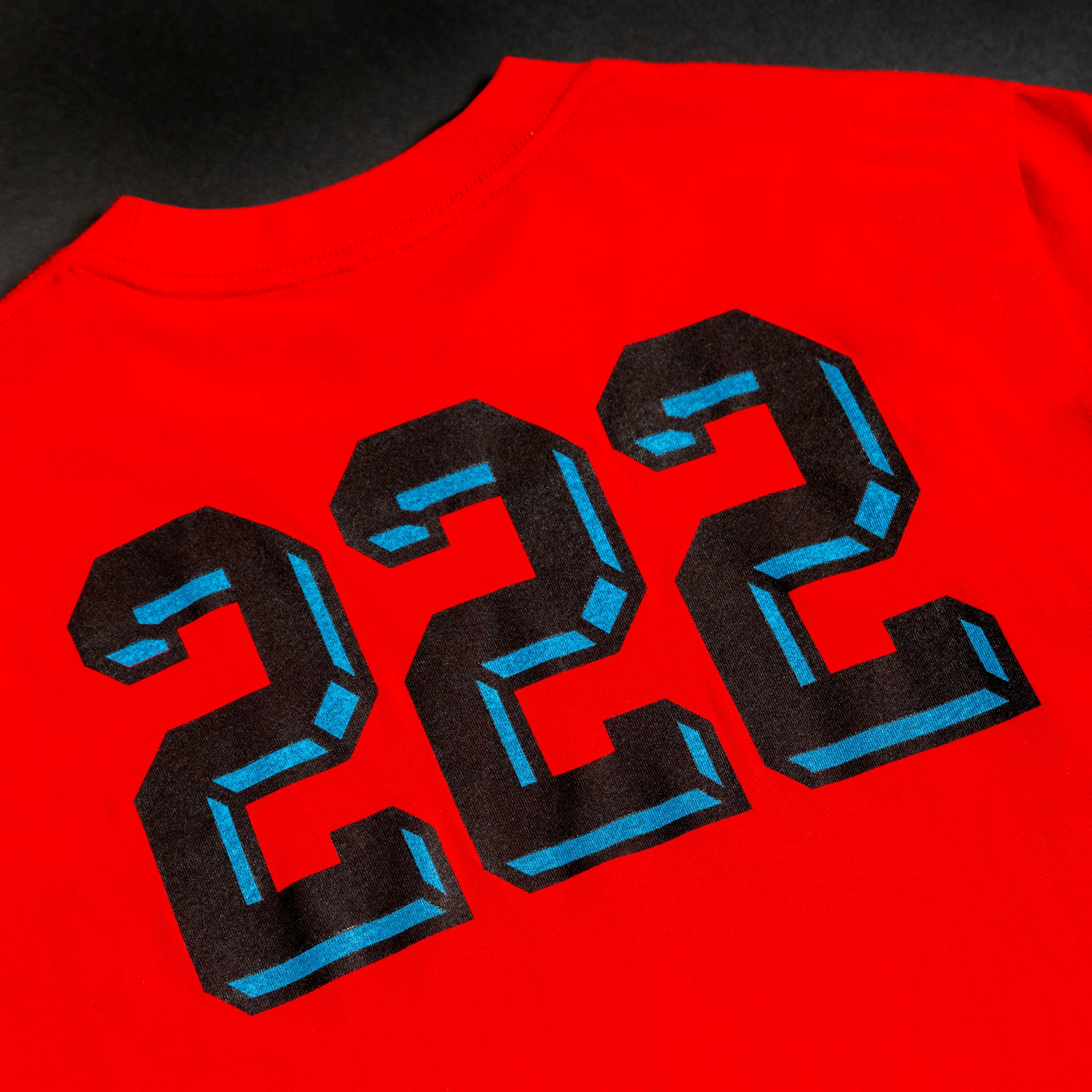222 L/S "Goalie Tee" (Red)