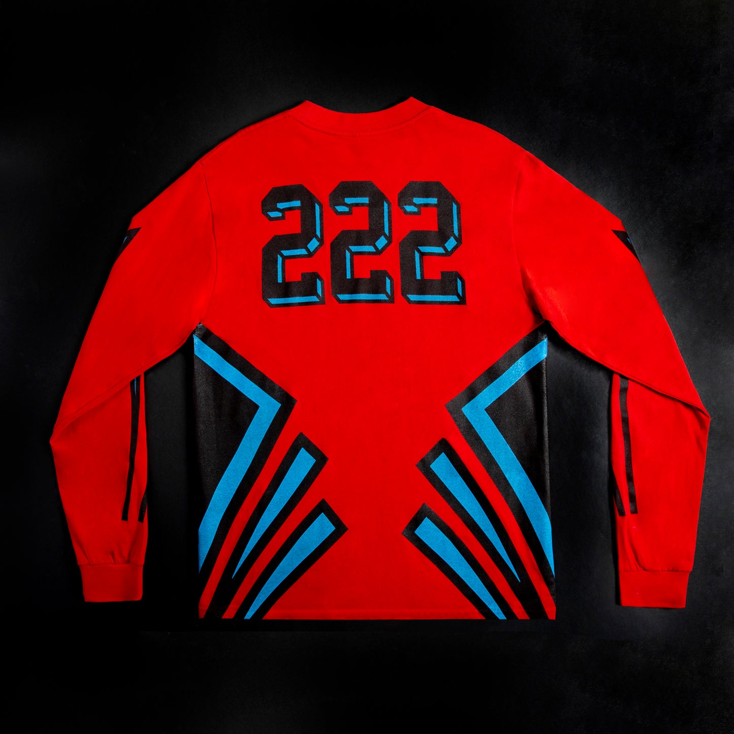 222 L/S "Goalie Tee" (Red)