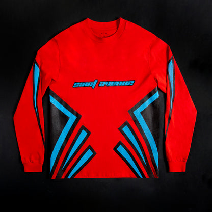 222 L/S "Goalie Tee" (Red)