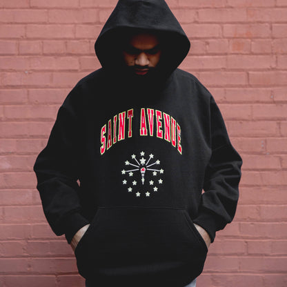 ST.AVENUE, INDIANA 14oz Hoodie