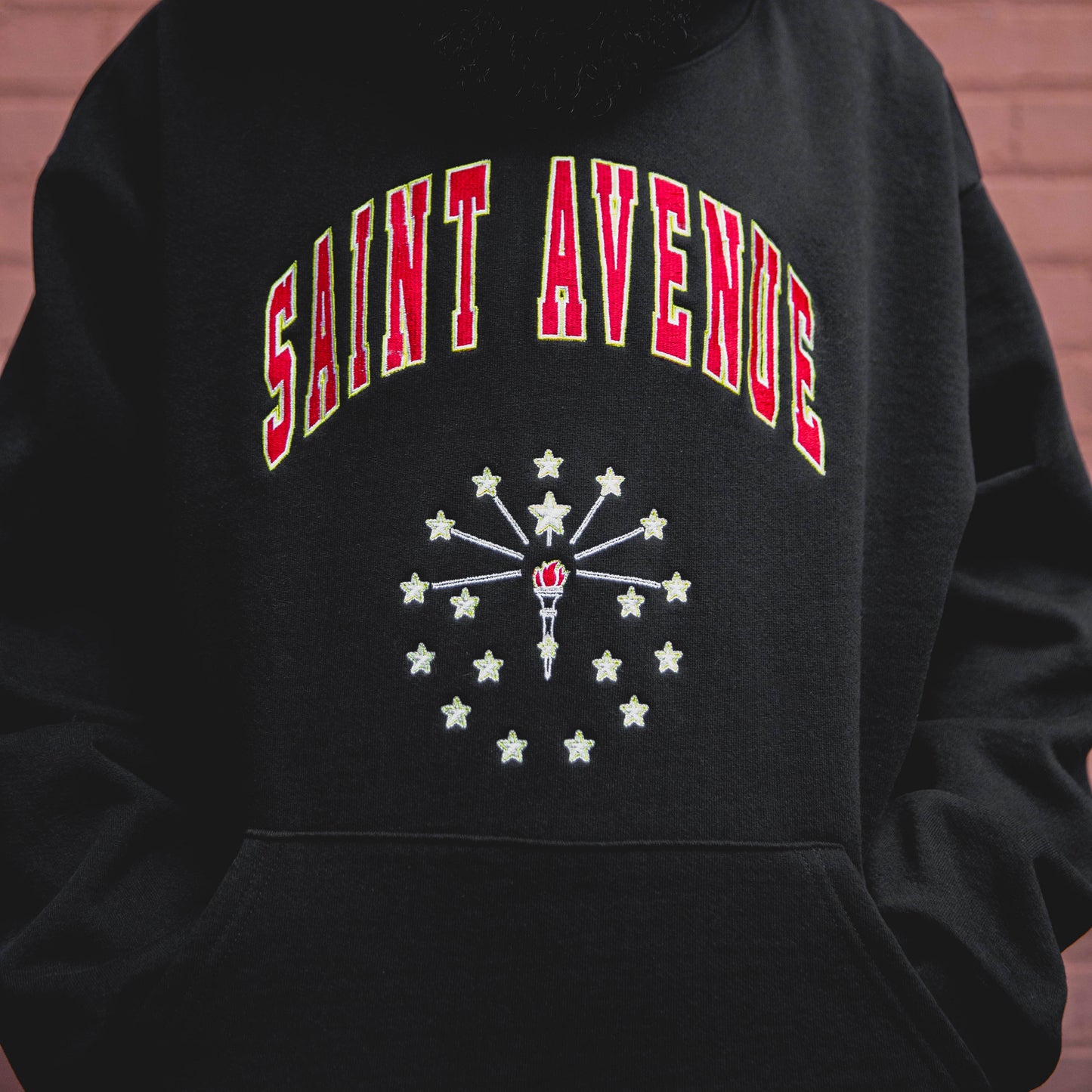 ST.AVENUE, INDIANA 14oz Hoodie