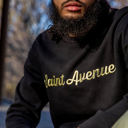 The Pistachio Script crewneck