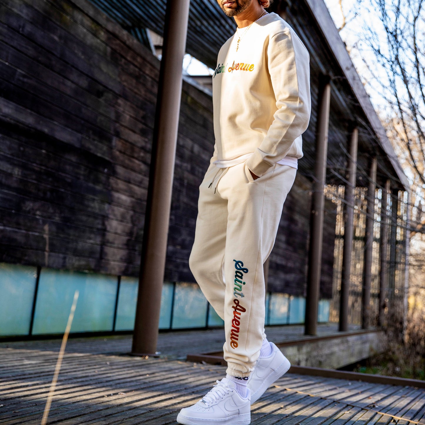 The Ivory & Gradient sweatpants