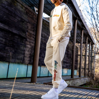 The Ivory & Gradient sweatpants