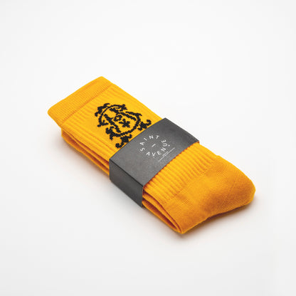 SA Monogram Socks (Gold)