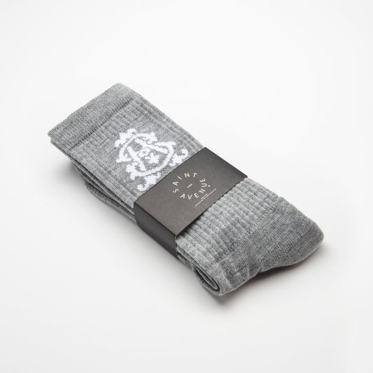 SA Monogram Socks (Heather)
