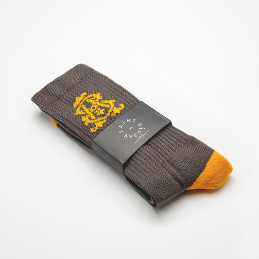SA Monogram Socks (Charcoal)